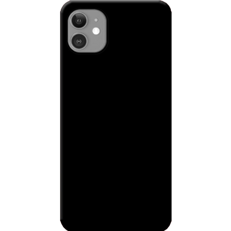 ΘΗΚΕΣ Iphone 11 Back Cover Soft Silicone- Μαύρο