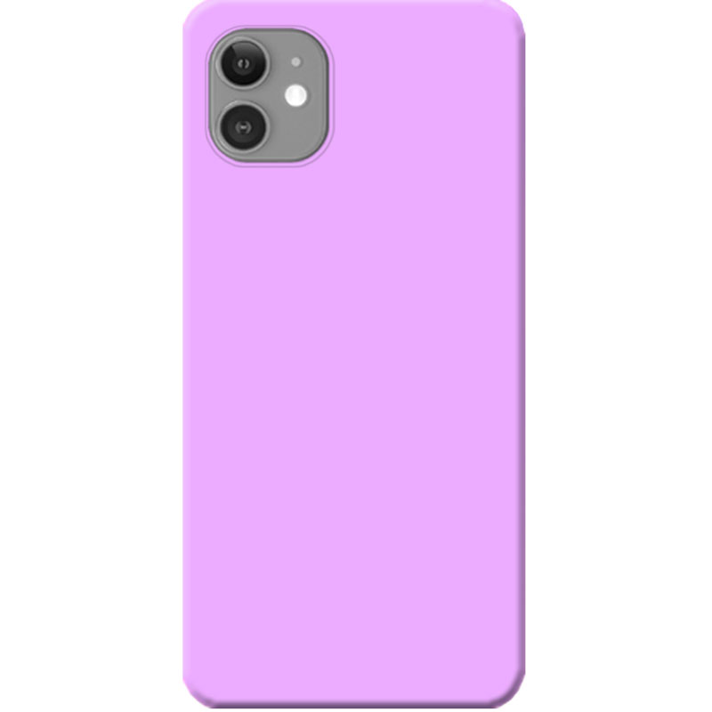 ΘΗΚΕΣ Iphone 11 Back Cover Soft Silicone- Μωβ