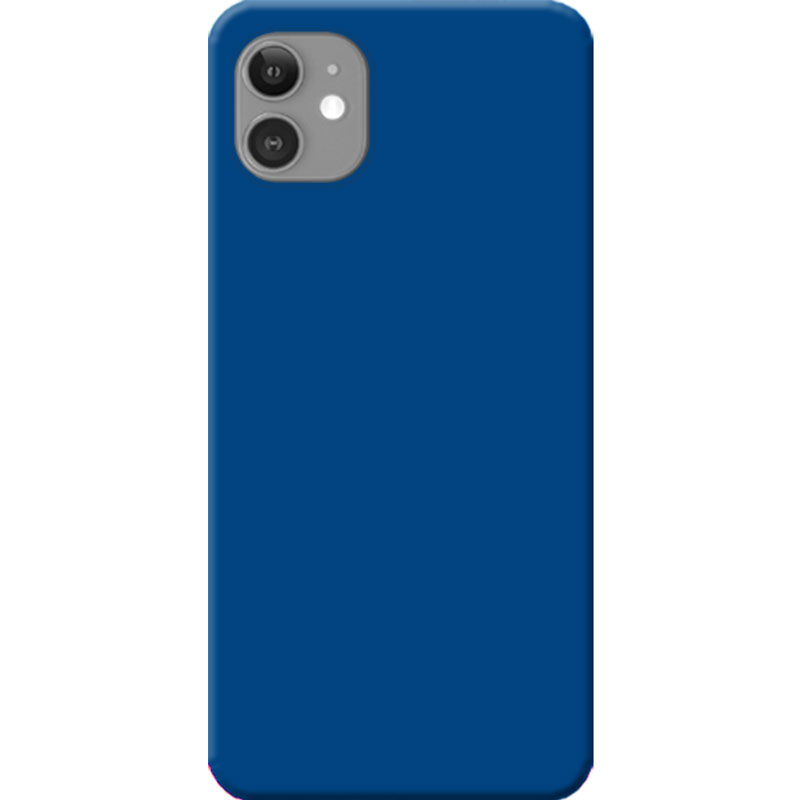 ΘΗΚΕΣ Iphone 11 Back Cover Soft Silicone- Μπλε