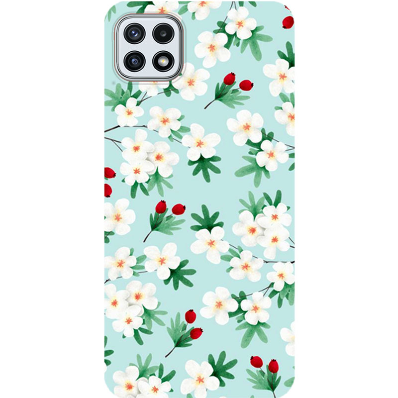 ΘΗΚΕΣ Samsung A22 5G Galaxy Back Cover Flowers Villano