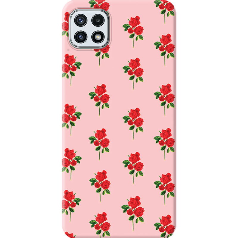 ΘΗΚΕΣ Samsung A22 5G Galaxy Back Cover Flowers Eusebio