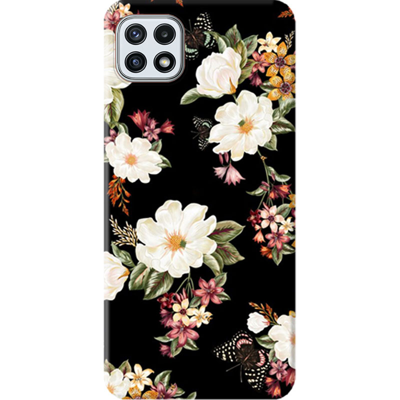 ΘΗΚΕΣ Samsung A22 5G Galaxy Back Cover Flowers Ettore