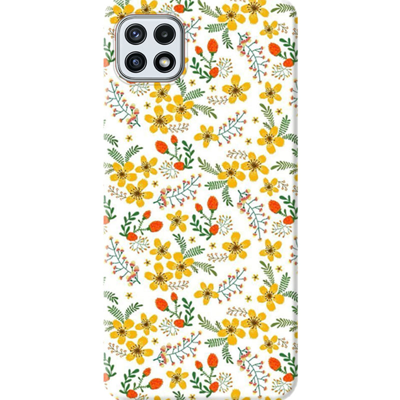 ΘΗΚΕΣ Samsung A22 5G Galaxy Back Cover Flowers Engelbert