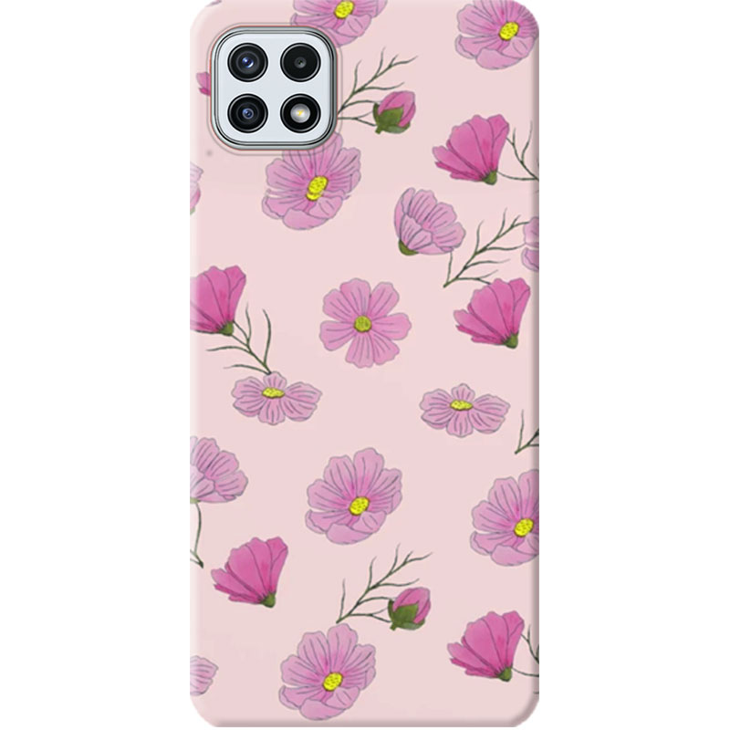 ΘΗΚΕΣ Samsung A22 5G Galaxy Back Cover Flowers Enzio