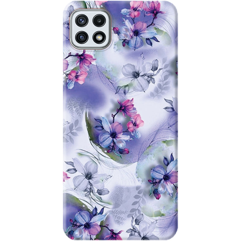 ΘΗΚΕΣ Samsung A22 5G Galaxy Back Cover Flowers Enzina