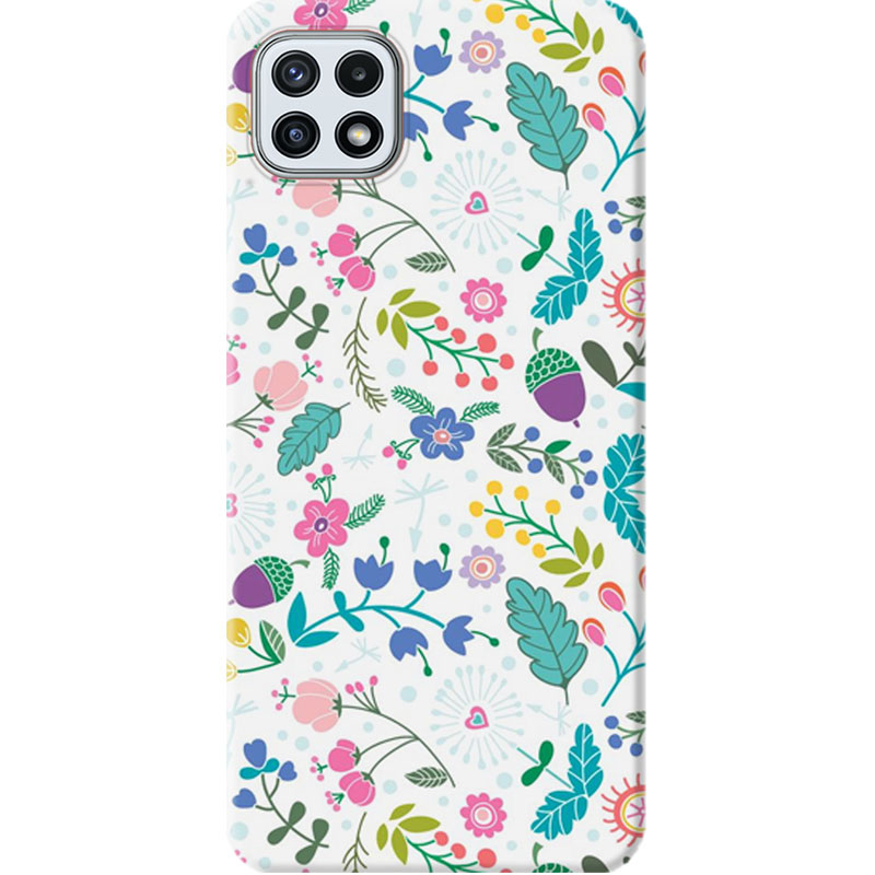 ΘΗΚΕΣ Samsung A22 5G Galaxy Back Cover Flowers Venazio