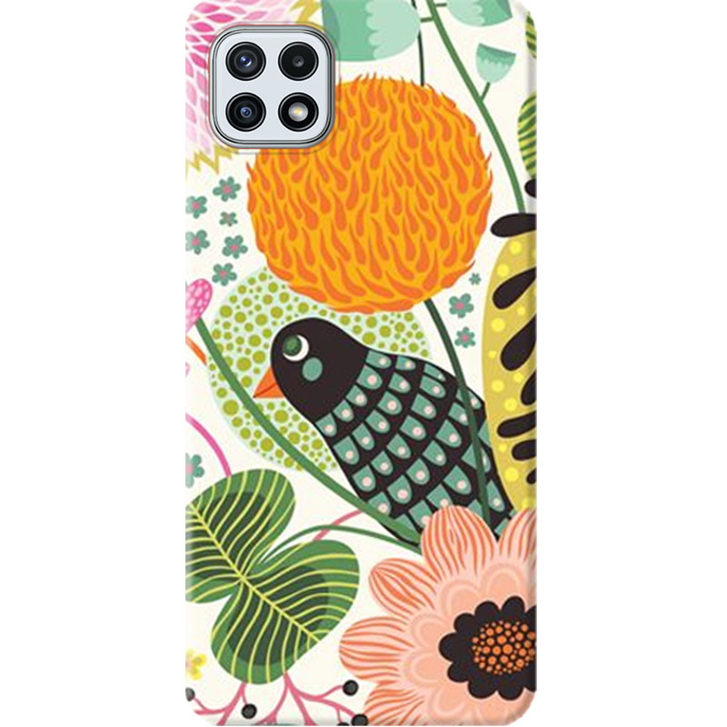 ΘΗΚΕΣ Samsung A22 5G Galaxy Back Cover Flowers Vanetto