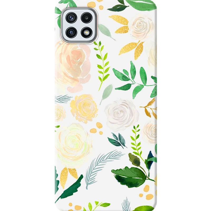 ΘΗΚΕΣ Samsung A22 5G Galaxy Back Cover Flowers Valente