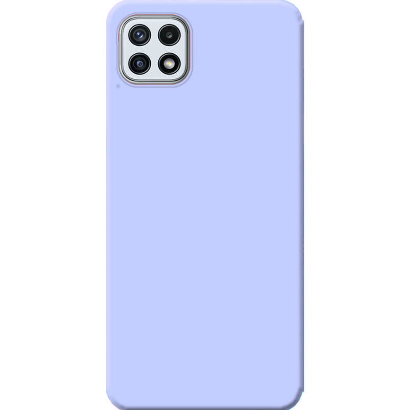 ΘΗΚΕΣ Samsung A22 5G Galaxy Back Cover Soft Silicone- Γαλάζιο