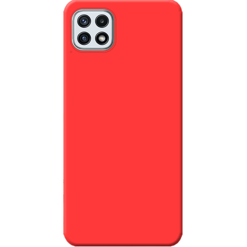 ΘΗΚΕΣ Samsung A22 5G Galaxy Back Cover Soft Silicone- Κόκκινο