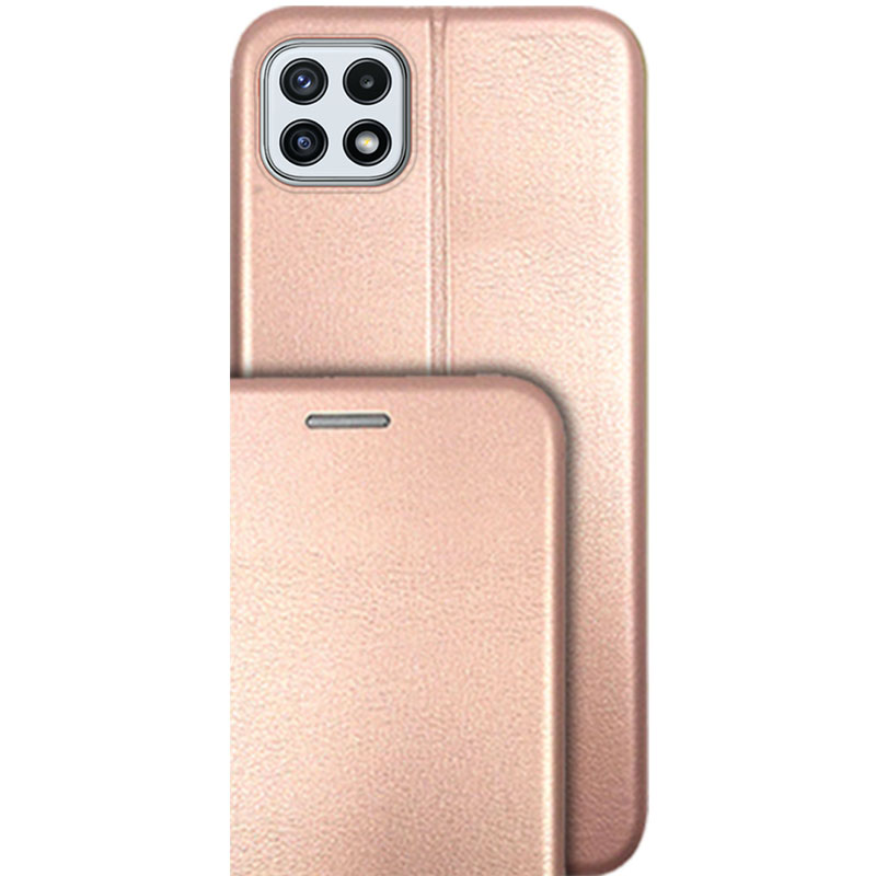 ΘΗΚΕΣ Samsung A22 5G Galaxy Book Magnet- Ροζ Χρυσό