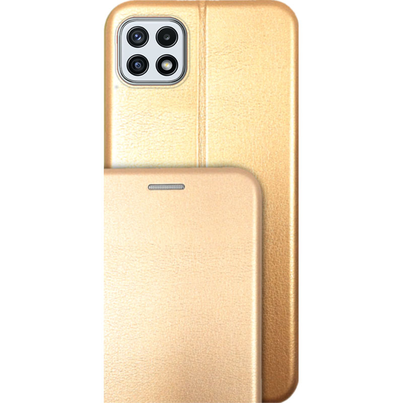 ΘΗΚΕΣ Samsung A22 5G Galaxy Book Magnet- Χρυσό